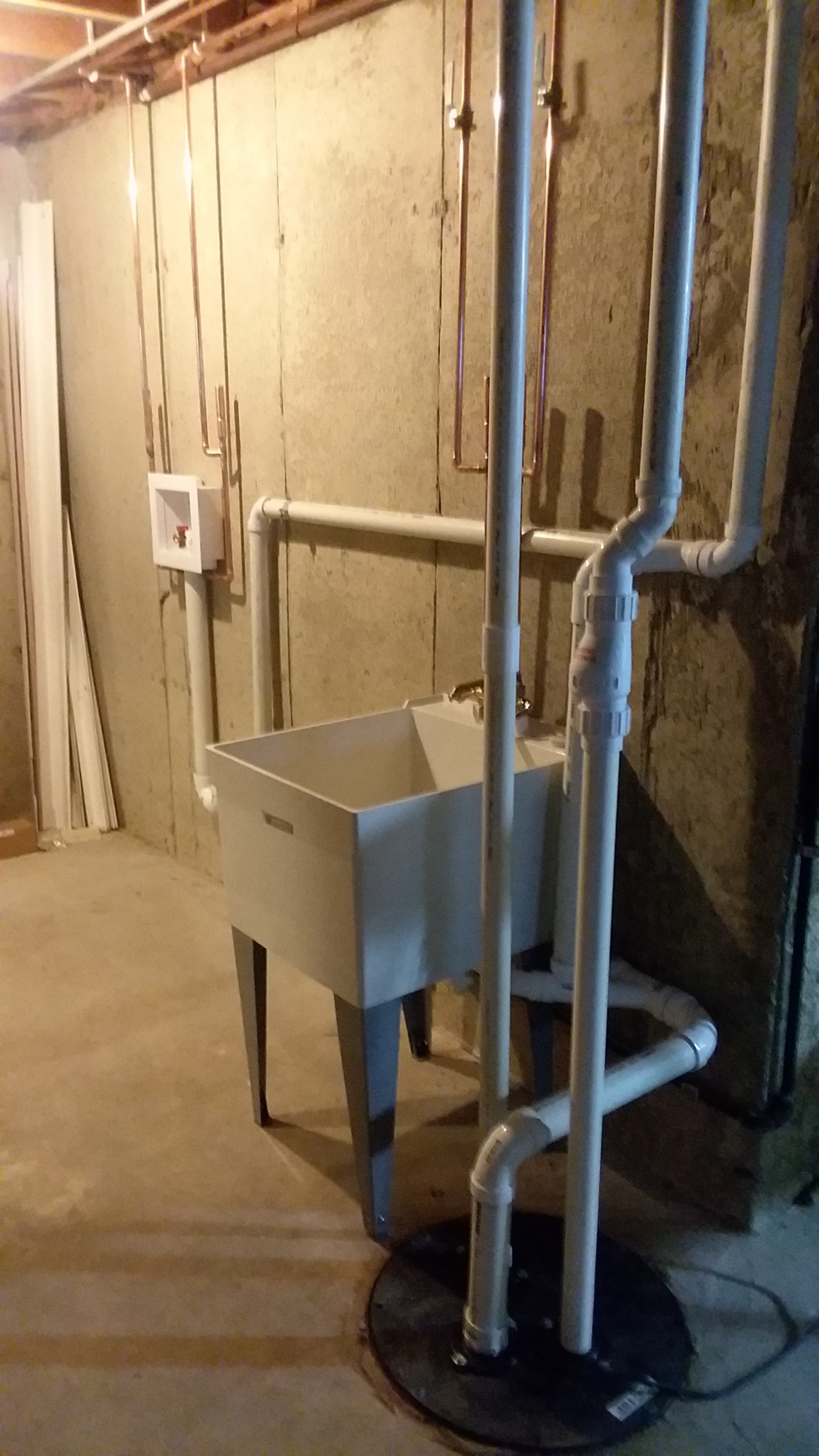 Basement Sink Installation in Lake Zurich, IL