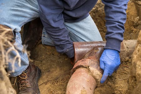 Sewer line replacement